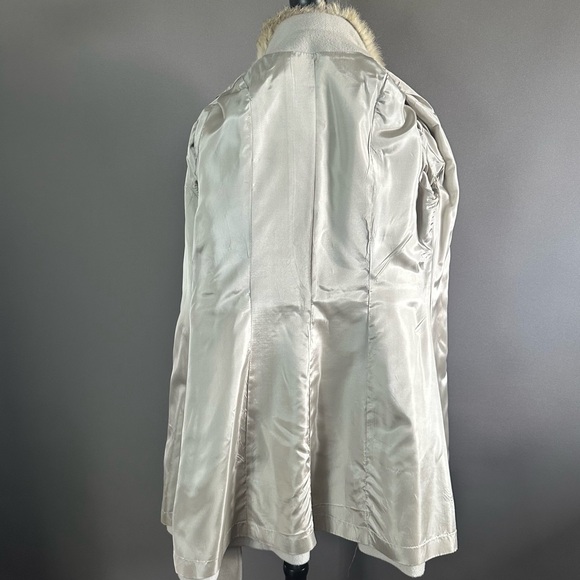 Vintage Joseph R Harris Wool Rabbit Fur Long Coat Sz M - Picture 11 of 15